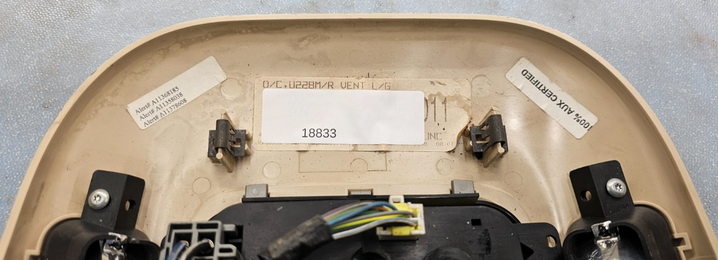 🔥03-06 Lincoln Navigator Rear AC Heater Temperature Control Bezel Tan OEM