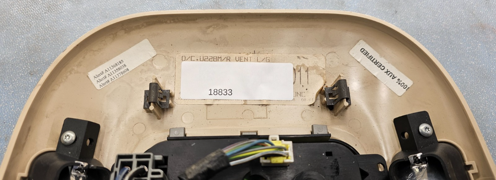 🔥03-06 Lincoln Navigator Rear AC Heater Temperature Control Bezel Tan OEM