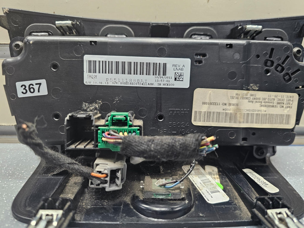 08-14 DODGE AVENGER CHRYSLER 200 DASH AC HEATER CLIMATE TEMPERATURE CONTROL OEM
