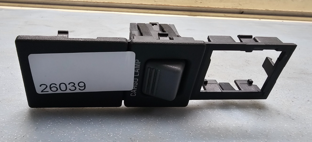 🔥95-99 CHEVY GMC TAHOE YUKON C/K TRUCK DASH AIR PASSENGER BAG CARGO LAMP SWITCH