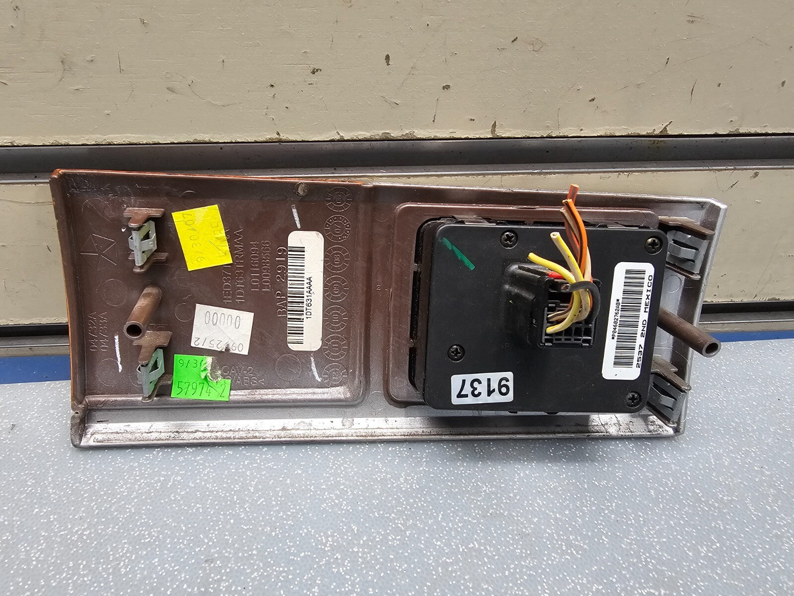 🔥08-10 Grand Caravan Town Country Dash Headlight Switch Bezel Trim Silver/Wood