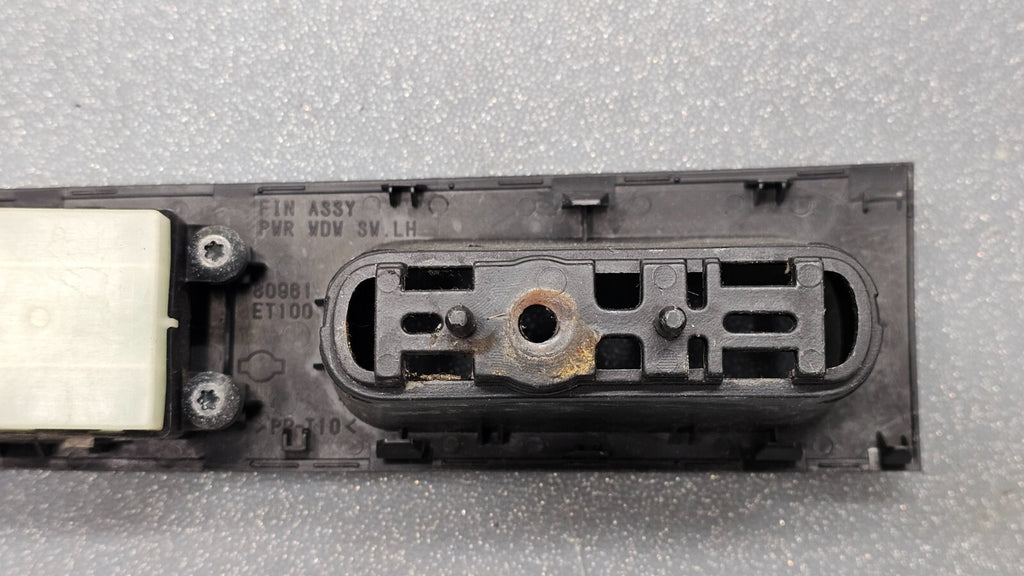 07-10 Nissan Sentra Front Left Driver Master Power Window Switch Assembly Black