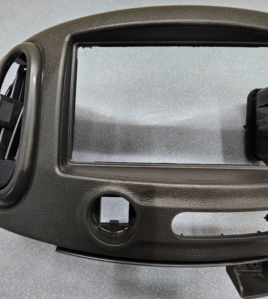 🔥09-14 Nissan Cube Front Dash Center Radio Trim Bezel Panel Black OEM