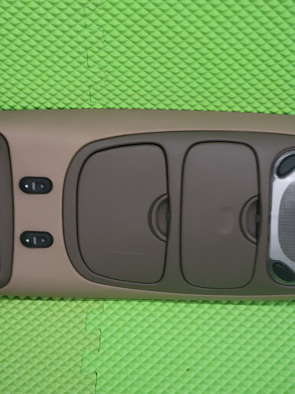 🔥97-02 Ford Expedition Overhead Climate Console Map Light Display OEM TAN
