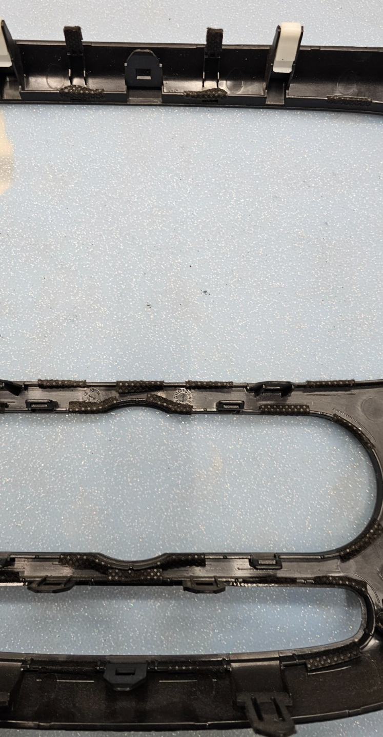 🔥14-16 Kia Soul Climate Control Radio Trim Cover Hood Bezel BLACK OEM