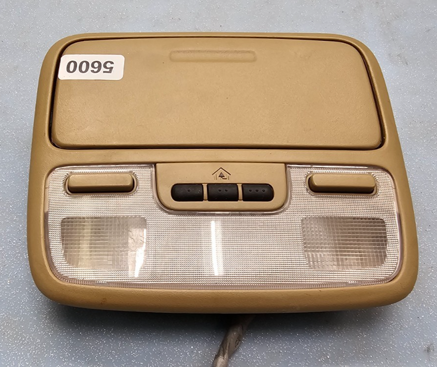 🔥03-08 Honda Pilot 05-10 Odyssey Roof Overhead Console Dome Map Light OEM Tan