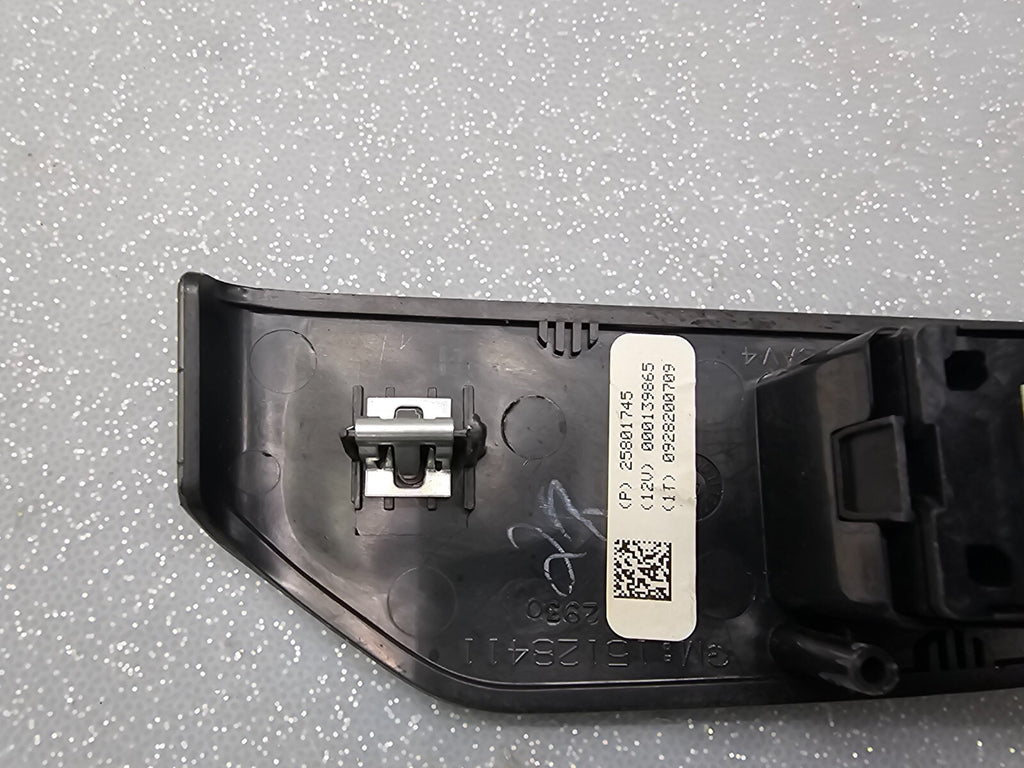 🔥07-13 Suburban Yukon Rear Left Driver Master Window Switch Assembly SILVER WS5