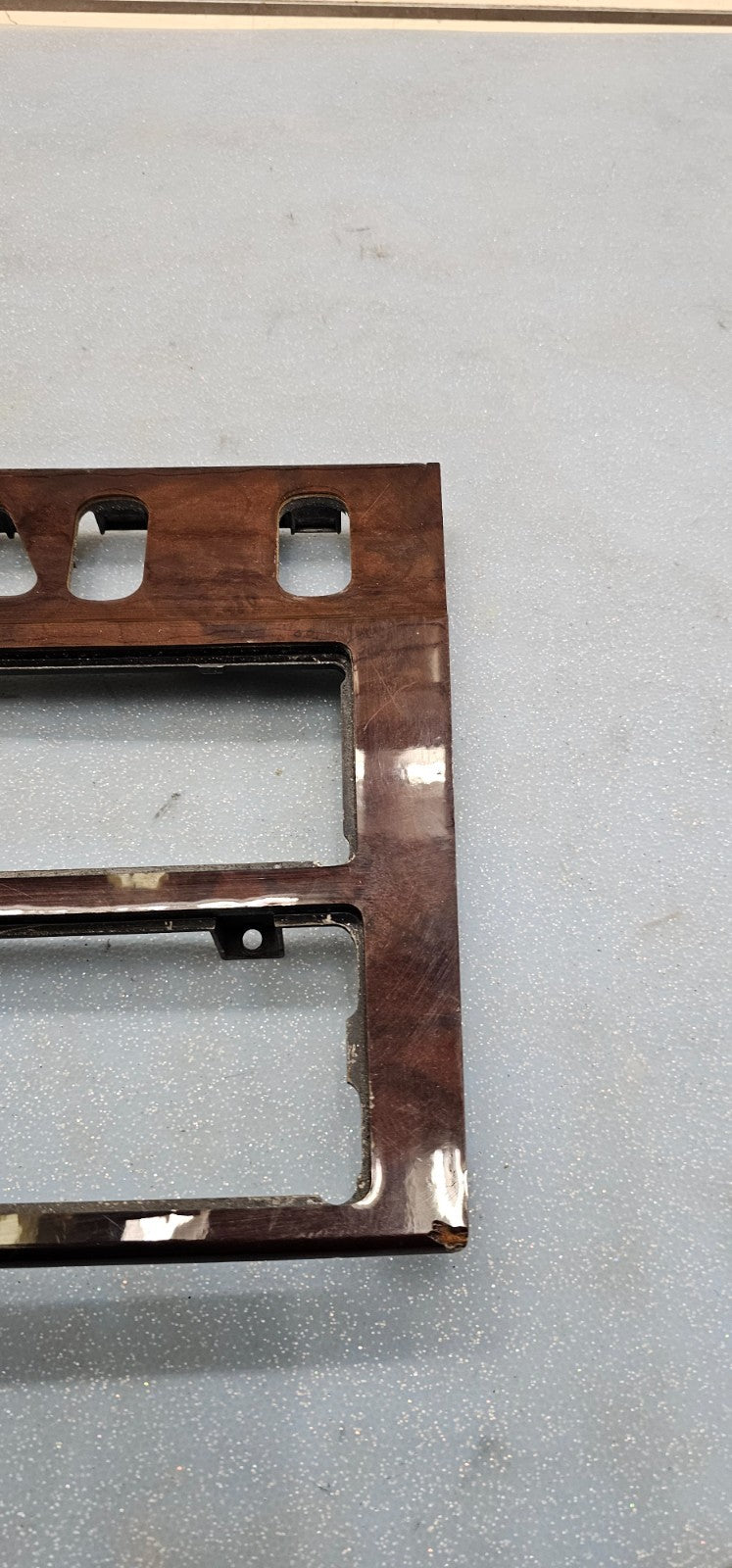 🔥98-03 Mercedes E300 E320 W210 Dash Radio Climate Control Panel Trim Bezel Wood
