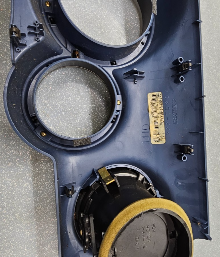 🔥03-06 Honda Element Speedometer Cluster Bezel Trim Instrument Panel Blue OEM