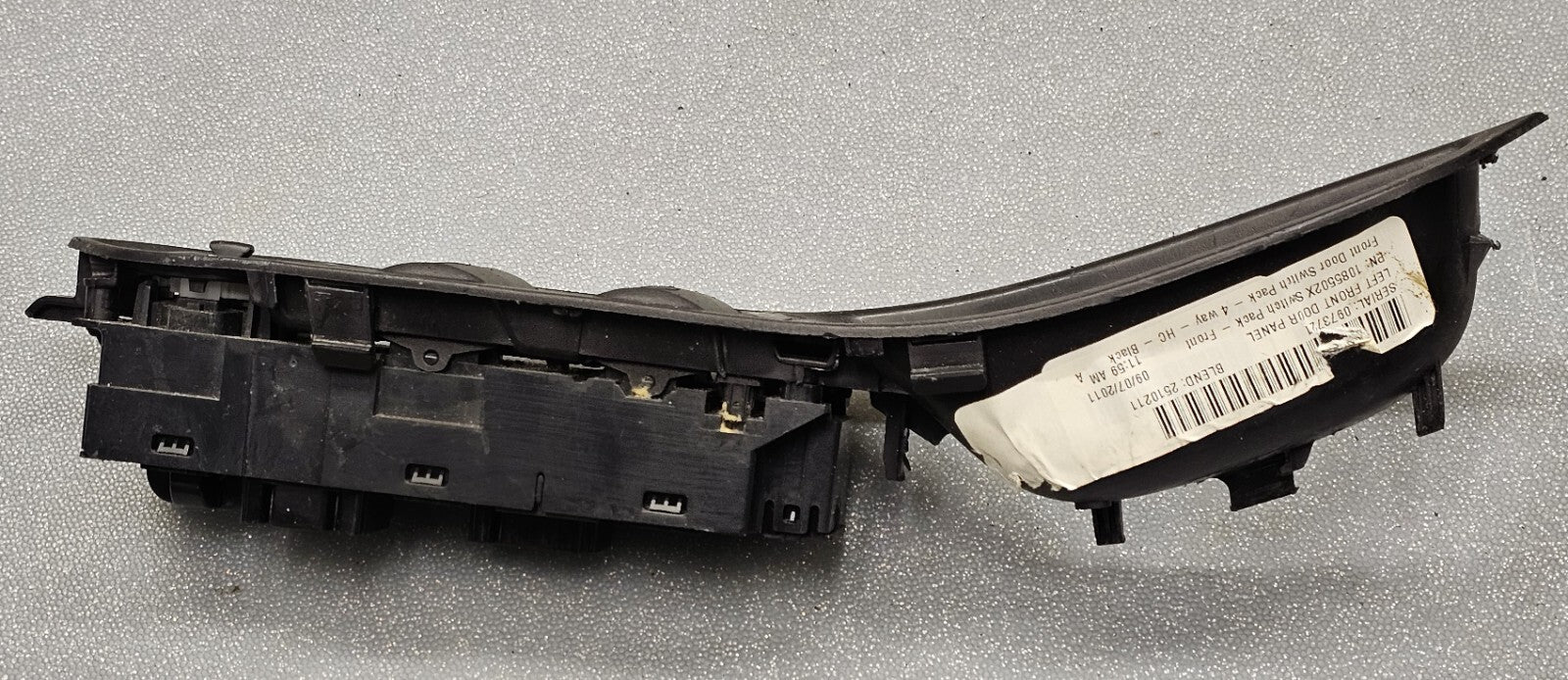 12-18 Focus Escape Front Left Driver Master Power Window Switch Regulator Black