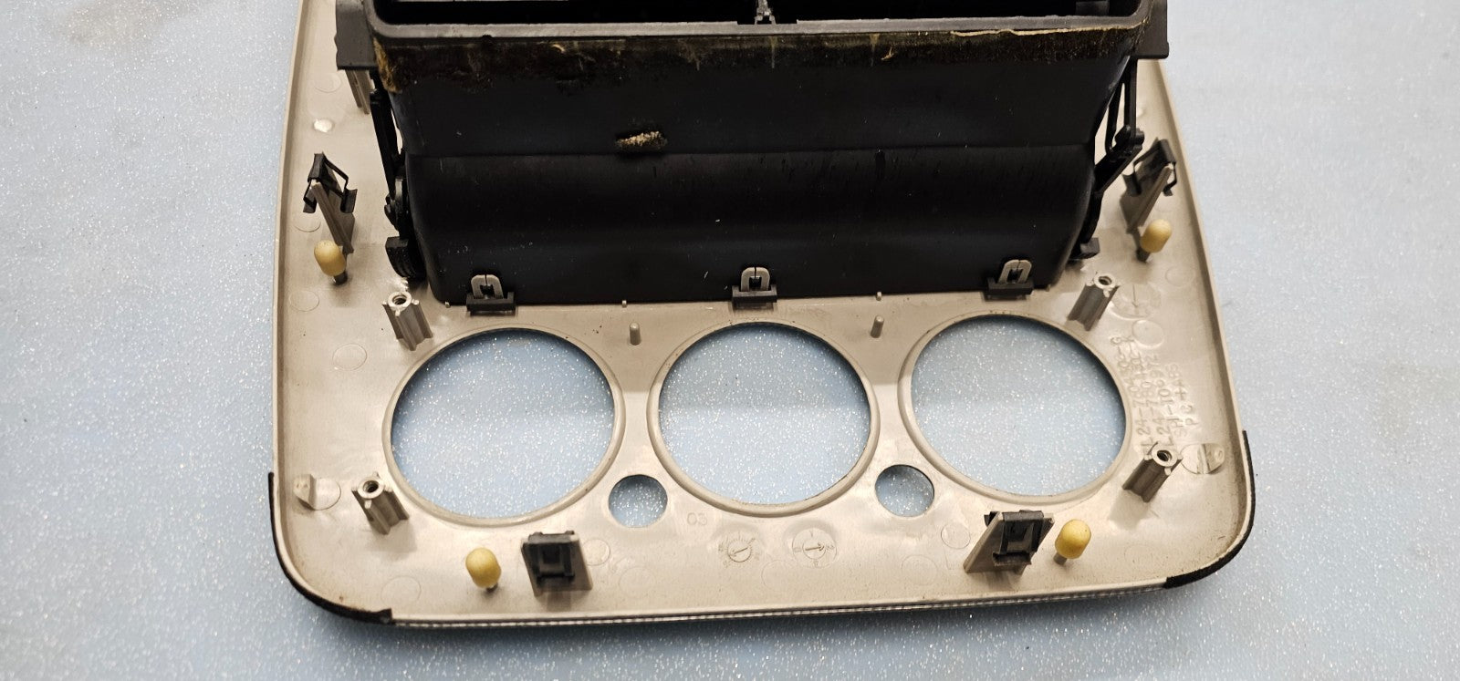🔥02-05 FORD EXPLORER RADIO AUDIO CLIMATE TEMPERATURE CONTROL BEZEL TRIM SILVER