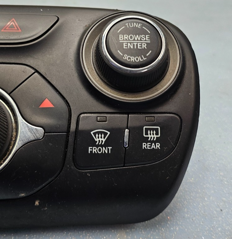 🔥13-16 DODGE DART Dash AC A/C HVAC Heater Temperature Climate Control Black