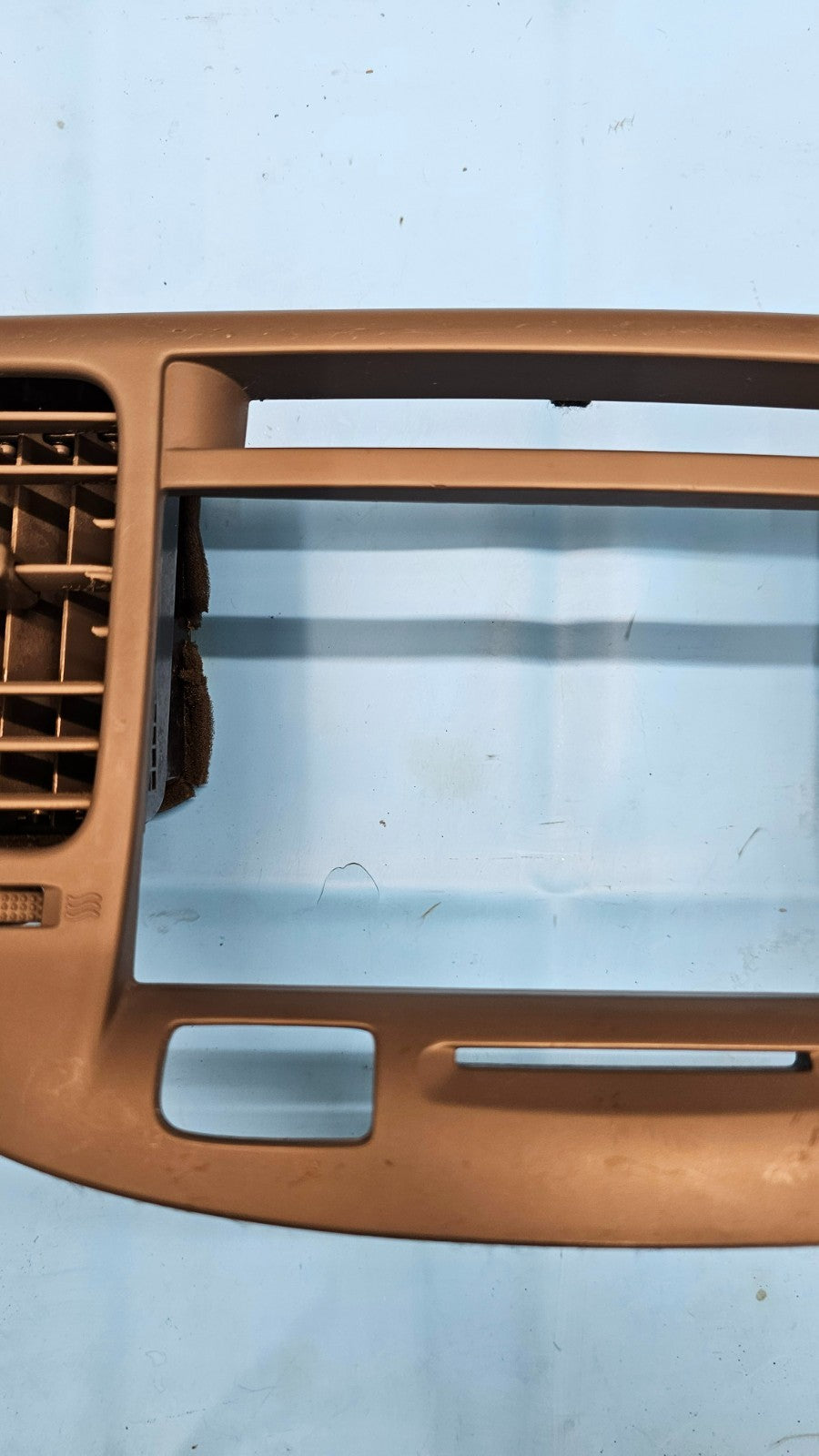 🔥06-11 Kia Rio Center Dash Trim AM FM Radio Stereo Display Bezel Climate Black
