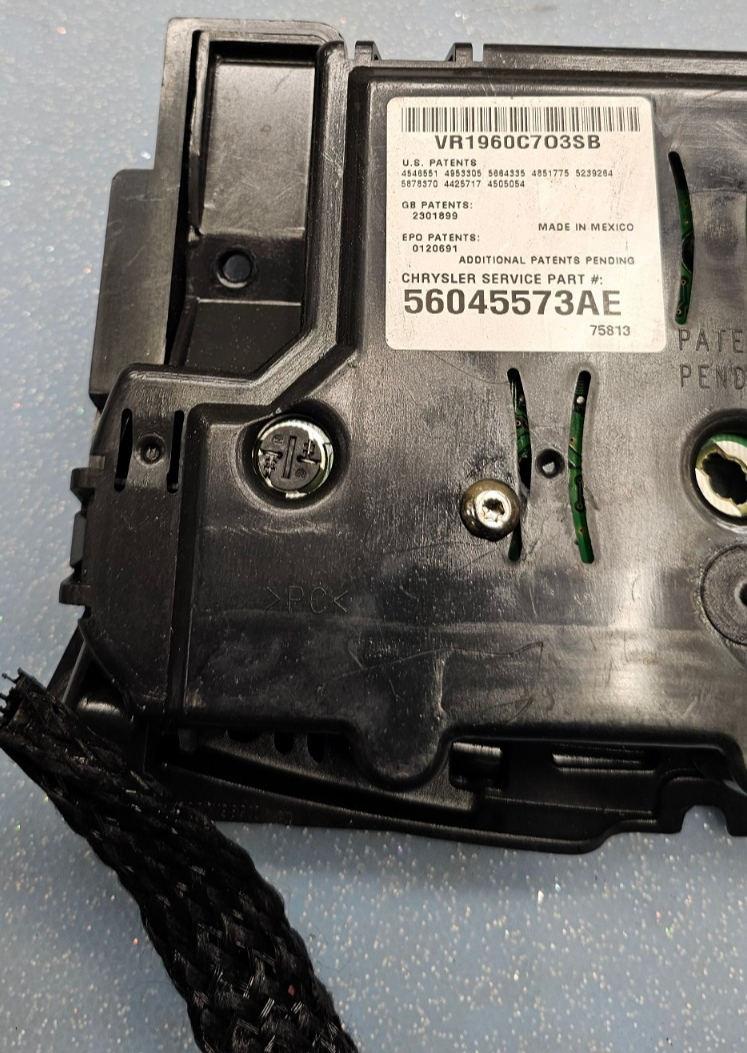 🔥03-10 DODGE RAM MOPAR OVERHEAD CONSOLE DOME MAP COMPASS MODULE ASSEMBLY BLACK