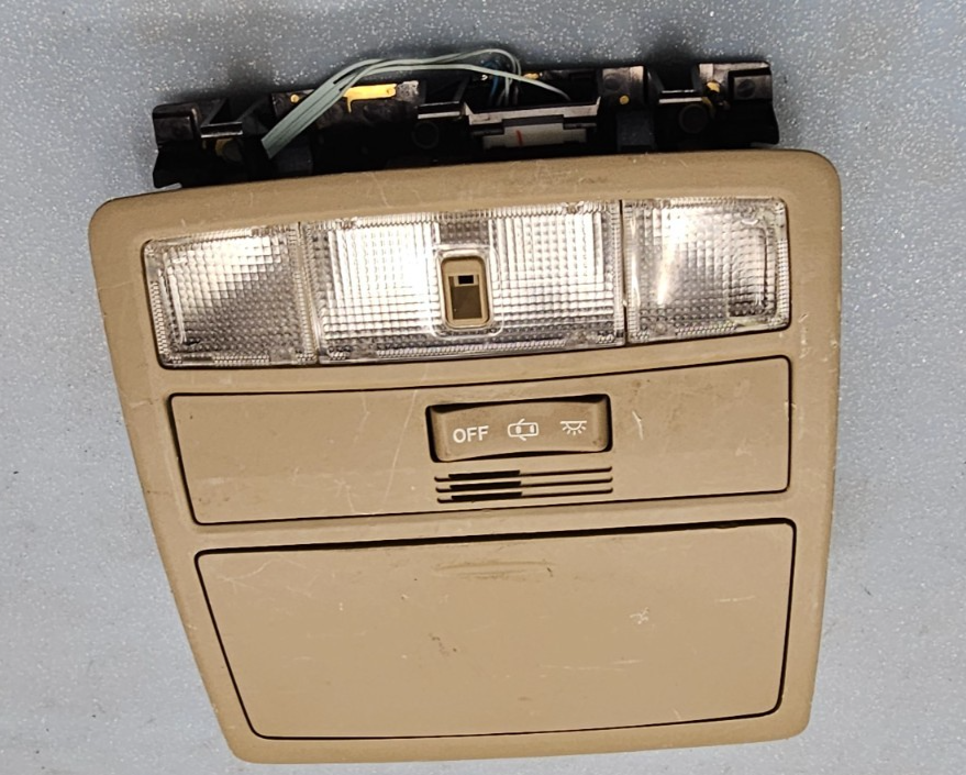 🔥07-11 Toyota Camry Overhead Console Dome Map Light Lamp Storage Assembly TAN