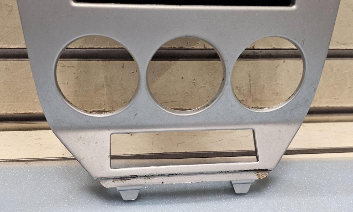 🔥07-09 Dodge CALIBER Dash Radio Center BEZEL Climate Dash Trim Vents SILVER B15