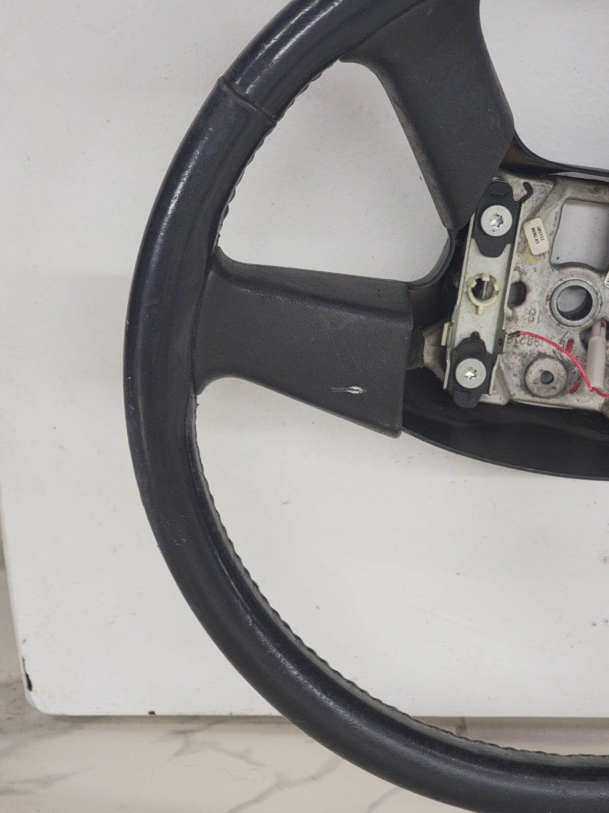🔥03-06 SILVERADO SIERRA YUKON TAHOE SUBURBAN STEERING WHEEL LEATHER BLACK