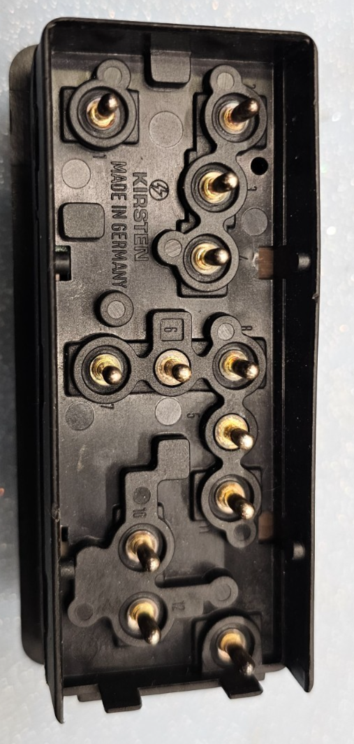🔥93-05 BMW 740I 750IL Front Right Passenger Seat Adjuster Control Switch Black