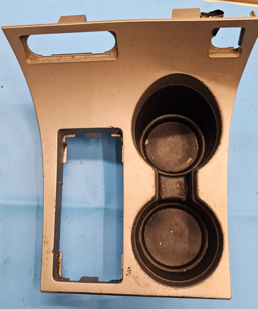 🔥03-05 NAVIGATOR AVIATOR GEAR SHIFTER SHIFT BEZEL CUP DRINK HOLDER TRIM SILVER