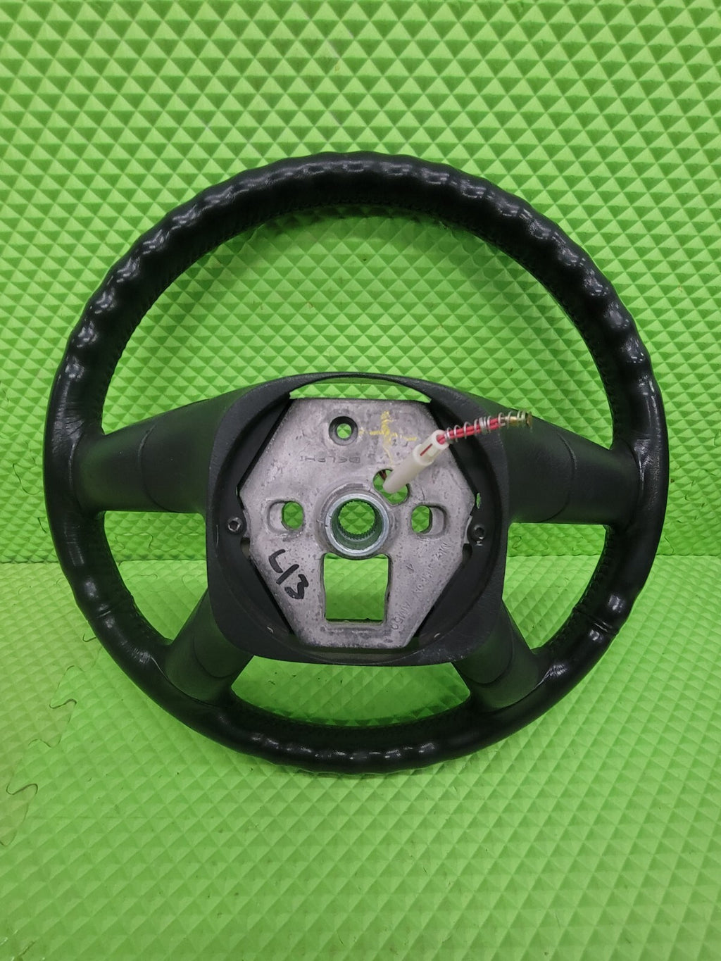 🔥03-06 SILVERADO SIERRA YUKON TAHOE SUBURBAN STEERING WHEEL LEATHER BLACK