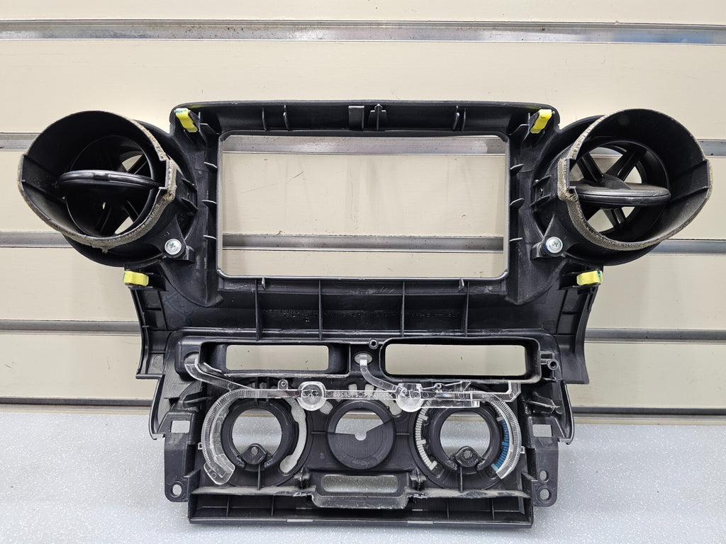 04-06 Scion XA Center Dash Radio Surround Bezel Trim Panel Climate Silver/black