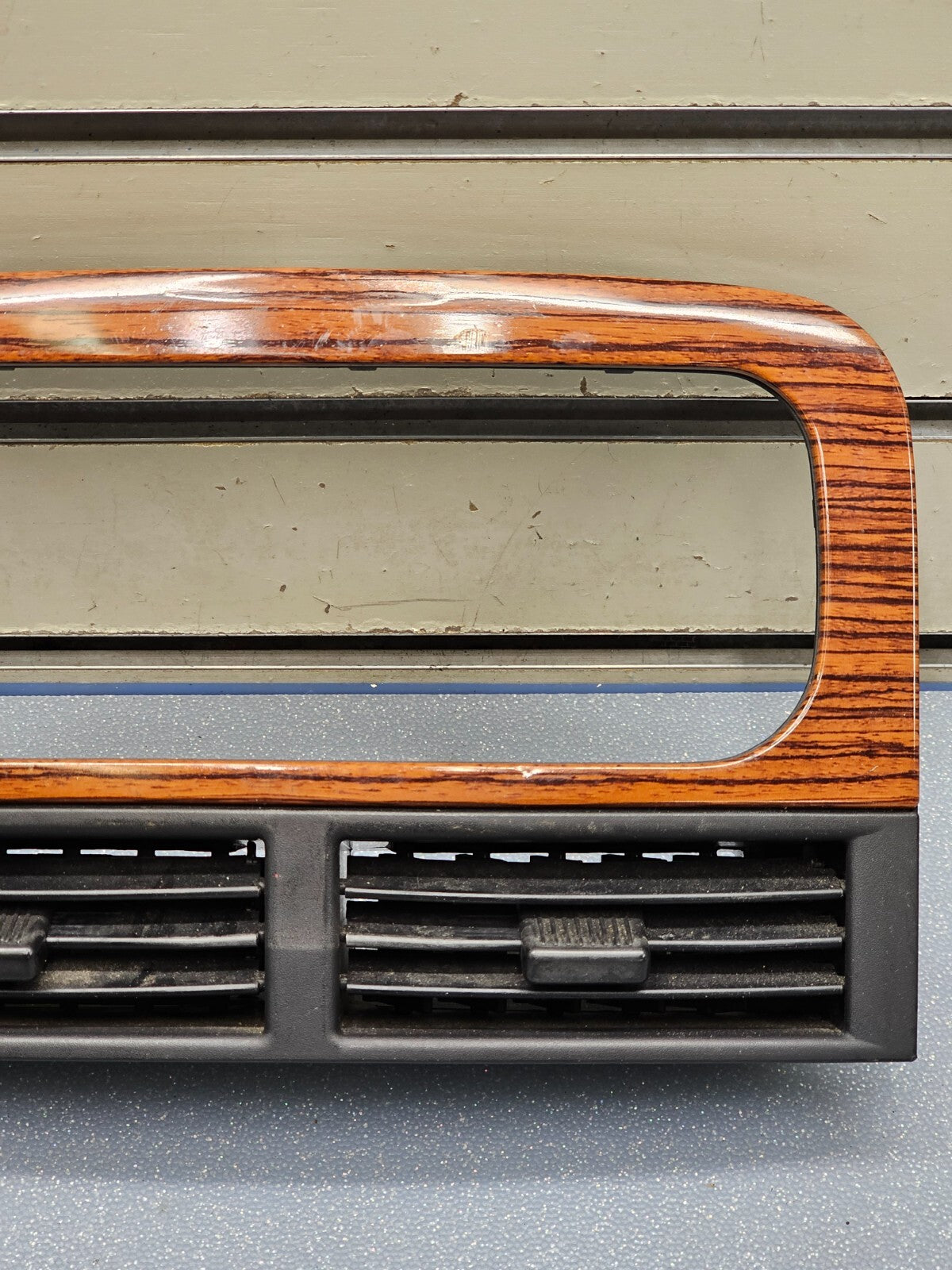 🔥99-04 Jeep Grand Cherokee Center Dash RADIO Bezel A/C Air Vent Trim Panel Wood