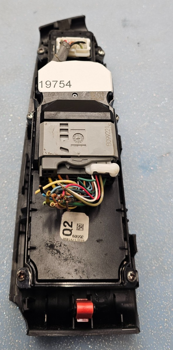 08-12 ACCORD Left Driver Door Master Power Window Lock Switch Assembly Black OEM