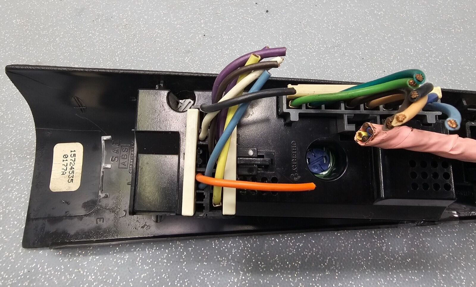 🔥95-97 S10 BLAZER JIMMY Left Driver Master Power Window Switch Assembly Black
