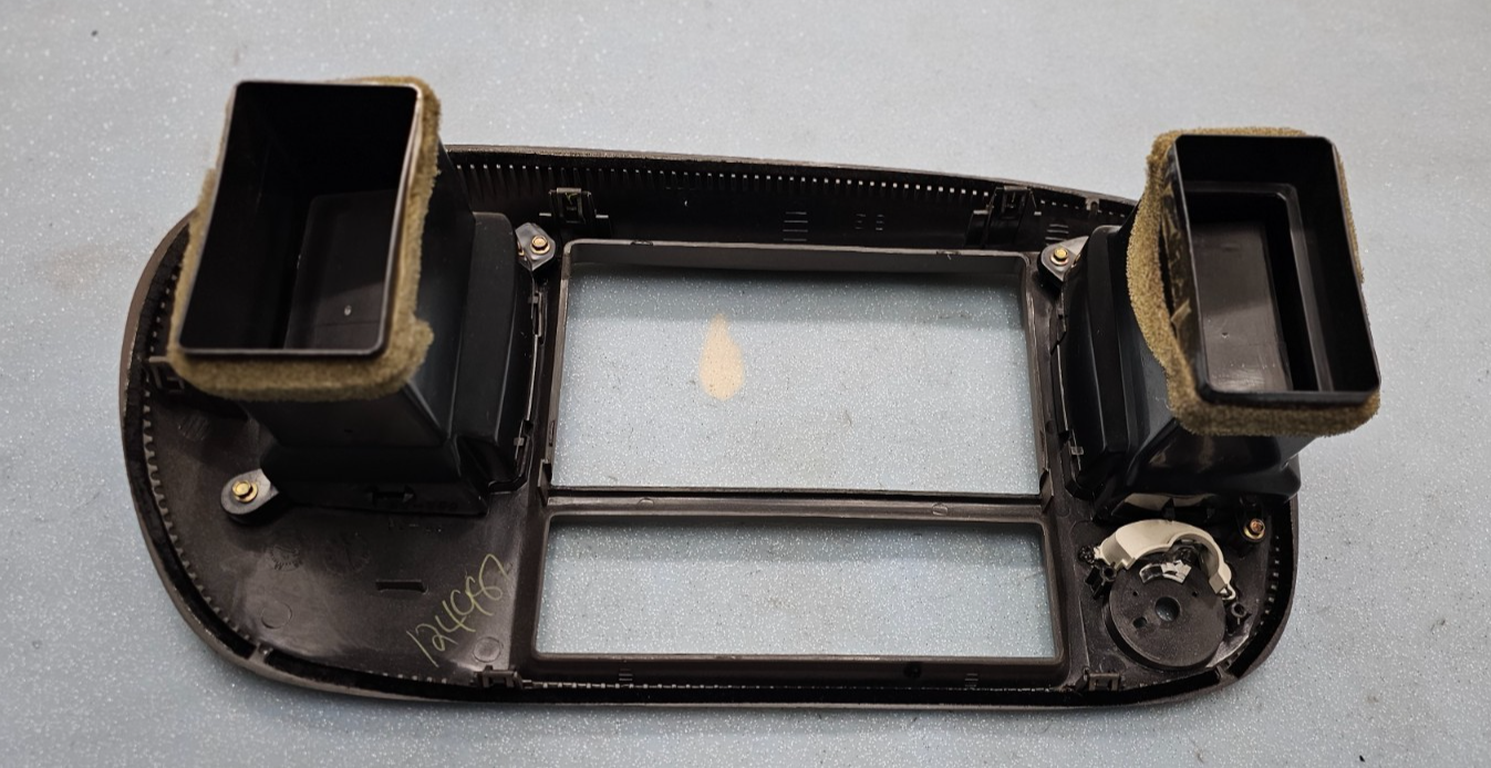 🔥97-03 Ford F-150 Dash Radio Stereo Climate BEZEL Trim Panel Line DK TAN B1
