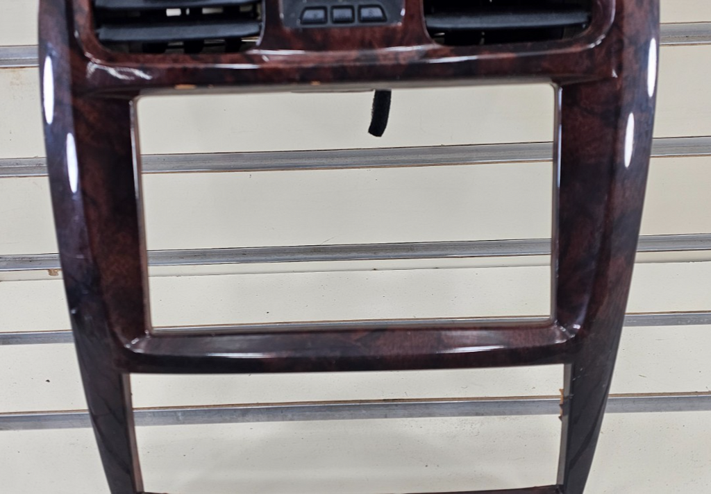 🔥02-05 HYUNDAI SONATA DASH AC CLIMATE CONTROL SWITCH BEZEL FM RADIO STEREO WOOD
