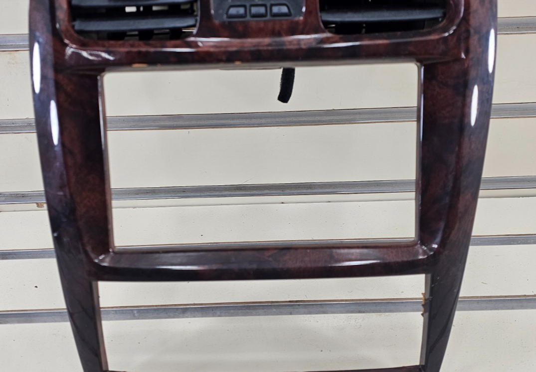 🔥02-05 HYUNDAI SONATA DASH AC CLIMATE CONTROL SWITCH BEZEL FM RADIO STEREO WOOD