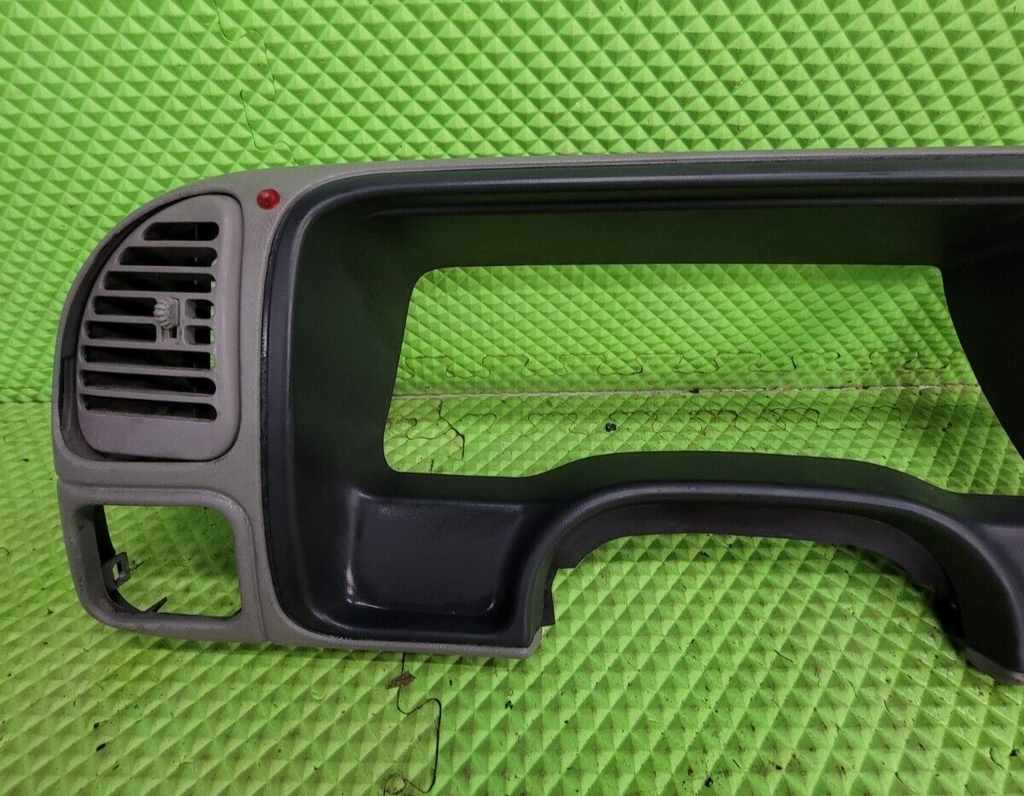 🔥95-99 CHEVY GMC TRUCK CK Instrument Cluster Gauge Speedo Dash Bezel LT GRAY C3