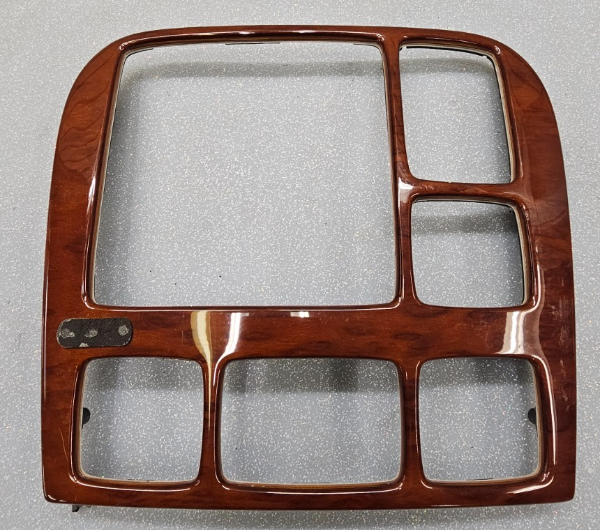 🔥00-06 Mercedes-Benz W220 S430 Dash Radio Bezel Trim Panel Climate Control Wood