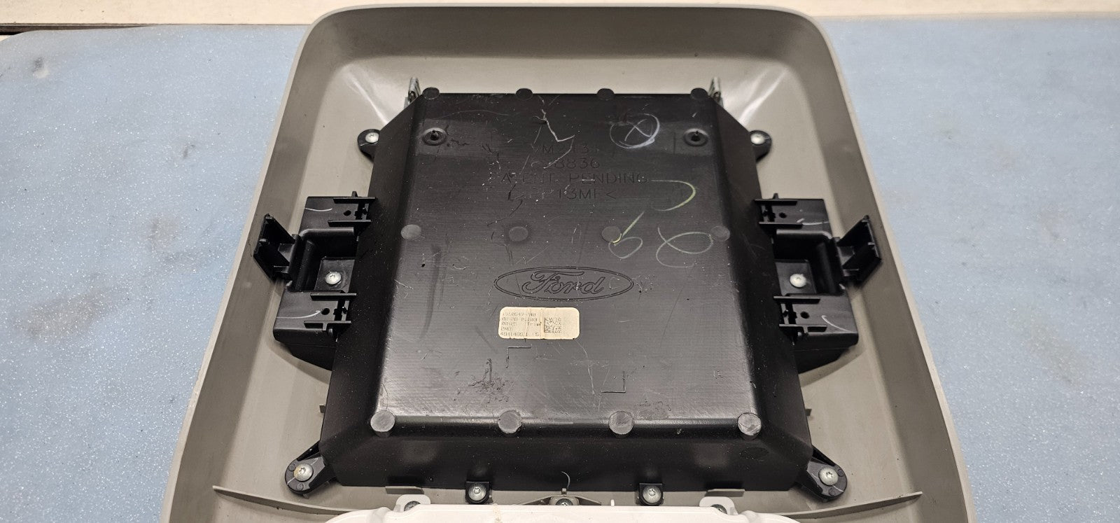 🔥04-08 Ford F-150 F150 Overhead Console DOME Light Lamp Roof🔴Storage GRAY 09