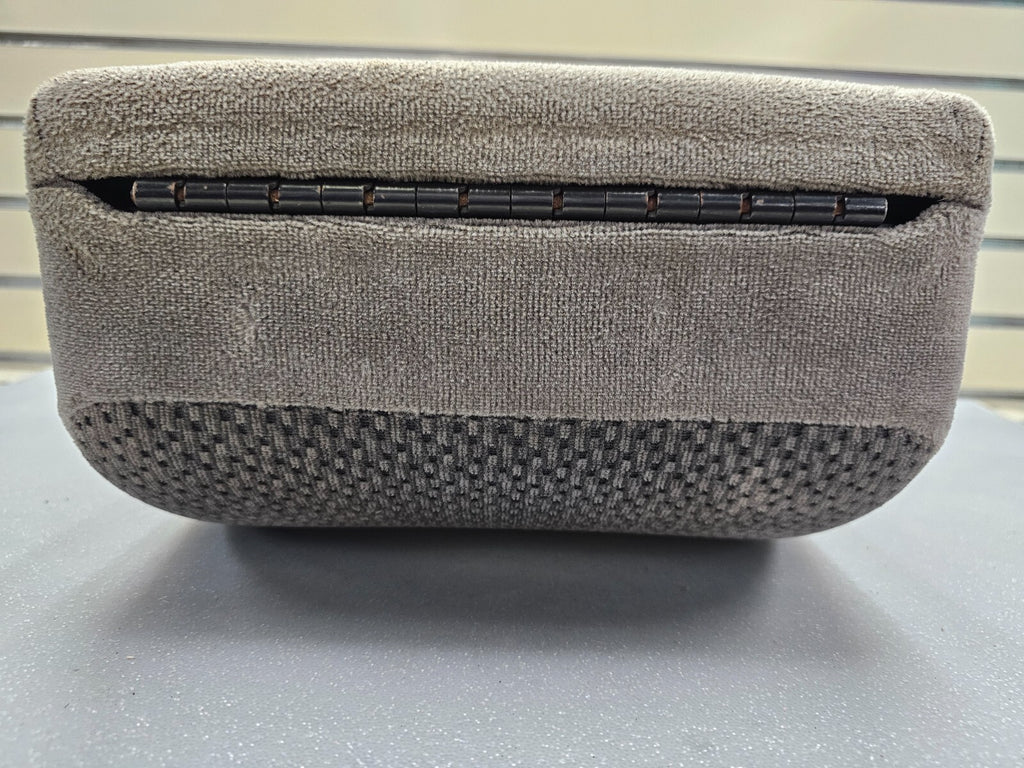 🔥97-03 Ford F150 Center Console JUMP SEAT Cloth/Leather Cup Holder LT GRAY JS6