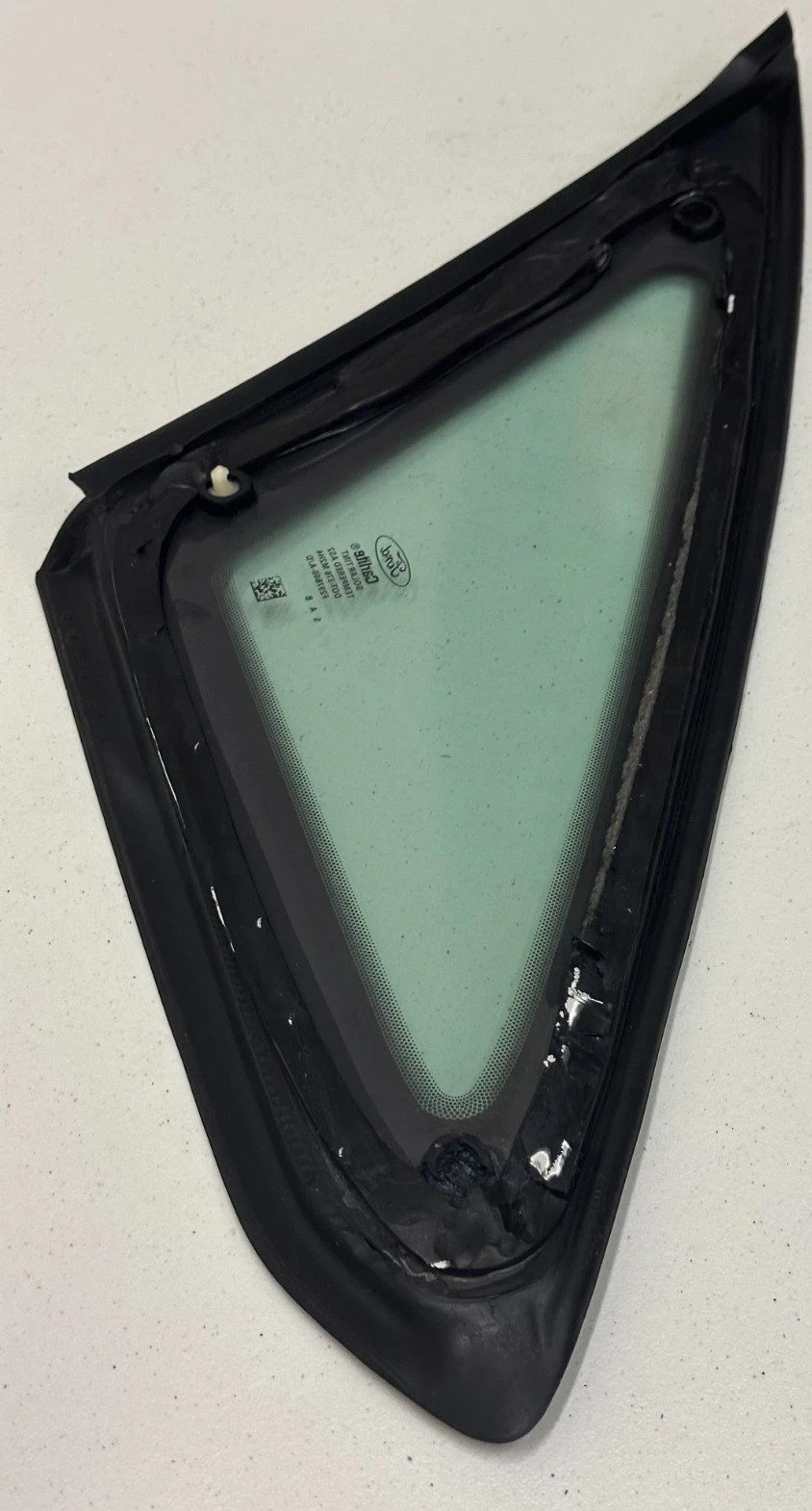 🔥12-18 Ford Focus Right Passenger Quarter Glass Window SEDAN black moulding 4D