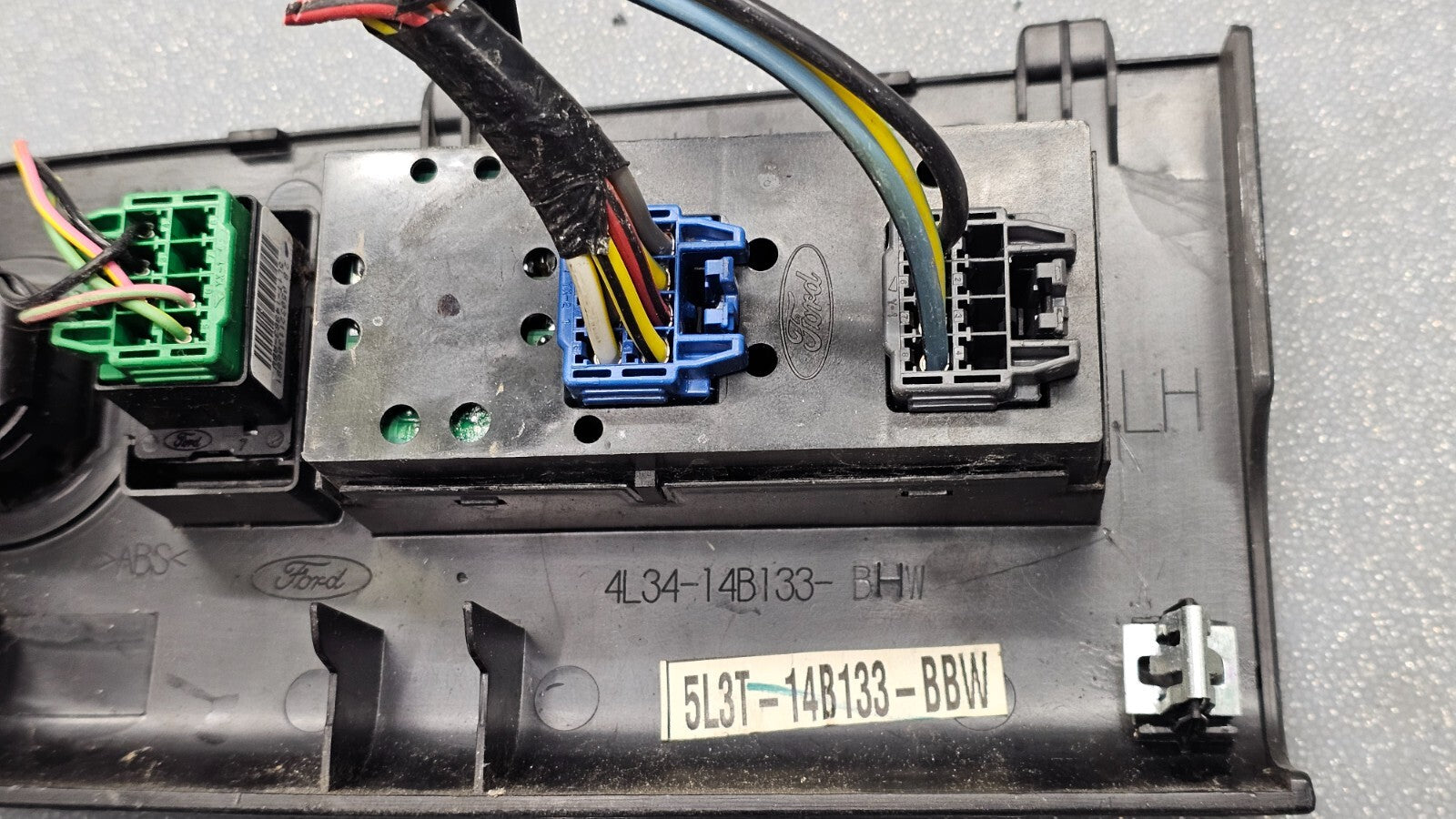 🔥04-08 Ford F150 Left Driver Master Door Window Power Switch Control BLACK WS24