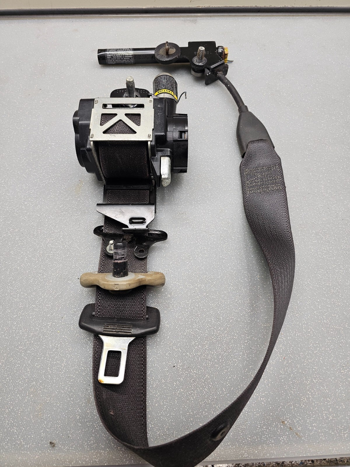 🔥2013-2016 Ford Fusion S SE Left Driver Seat Belt Retractor Assembly Black OEM