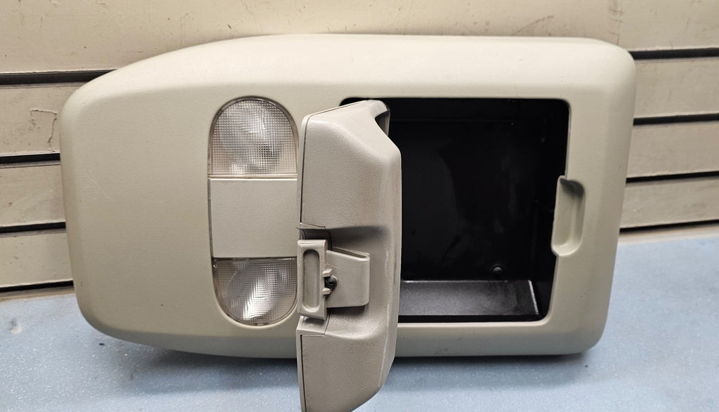 🔥04-08Ford F-150 Overhead Console DOME Map Light Roof🔴Storage Assembly GRAY 09