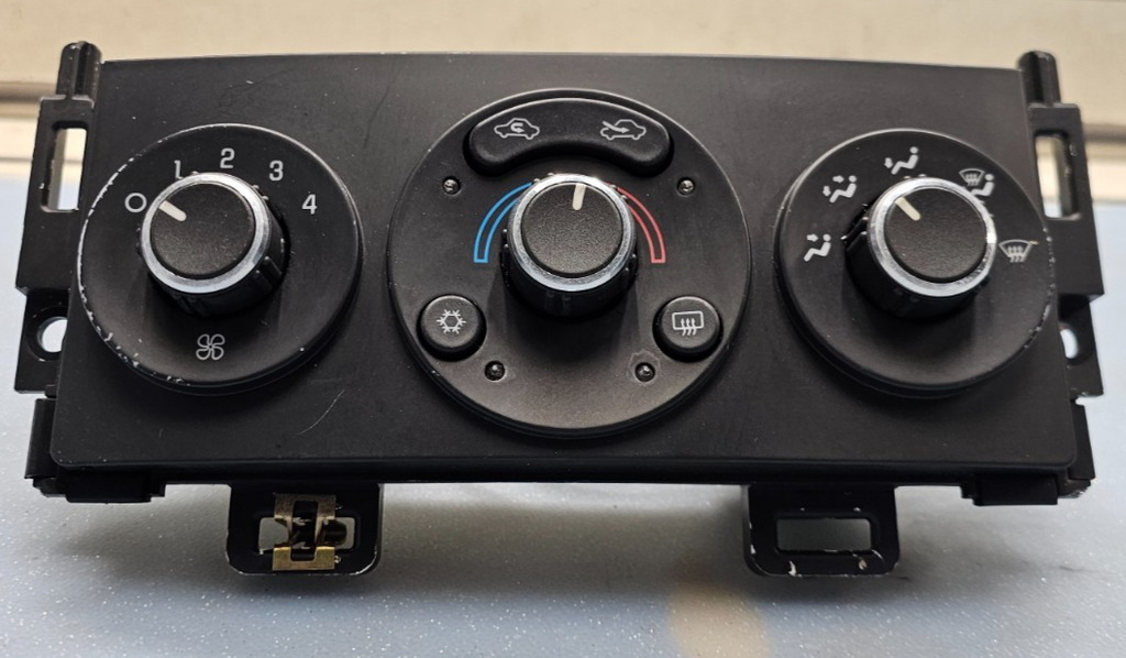 🔥04-07 Malibu Climate Control Dash AC A/C Heater Temperature HVAC Panel Black
