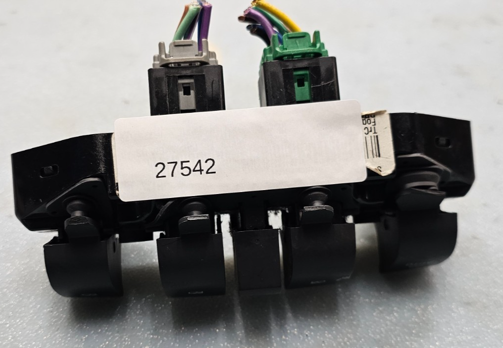 🔥09 Equinox Front Left Driver Master Door Window Power Switch Assembly BLACK