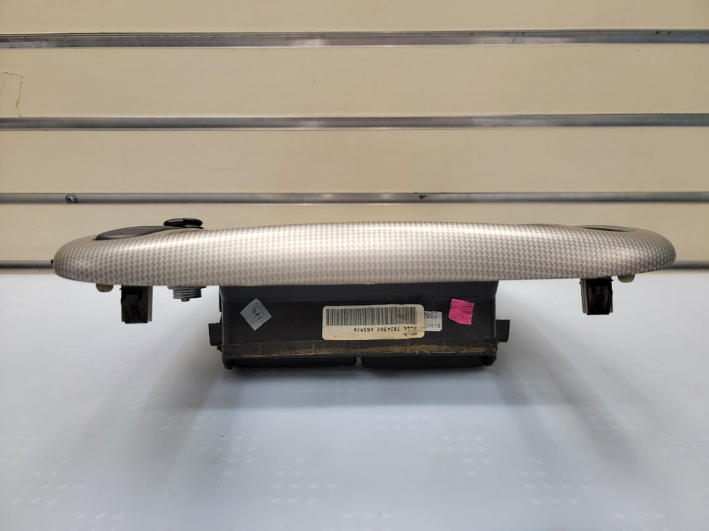 02-05 FORD EXPLORER RADIO AUDIO CLIMATE TEMPERATURE CONTROL BEZEL TRIM silver