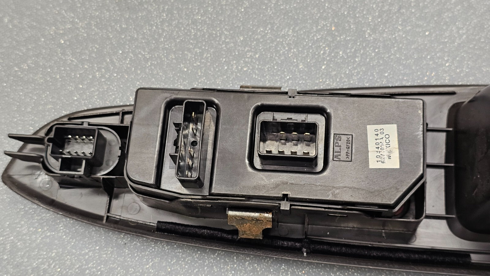 🔥06-08 CHEVY IMPALA LEFT DRIVER MASTER POWER WINDOW SWITCH BEZEL ASSEMBLY BLACK
