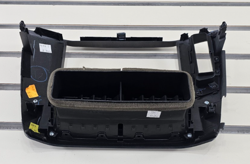 🔥06-08 HONDA PILOT Honda Pilot Radio Climate Dash Trim Bezel Silver/Black