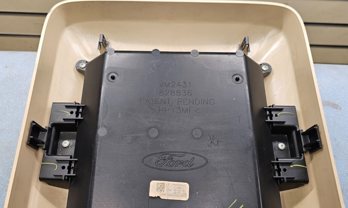 🔥04-08 Ford F-150 F150 Overhead Console DOME Light Lamp Roof Storage Tan
