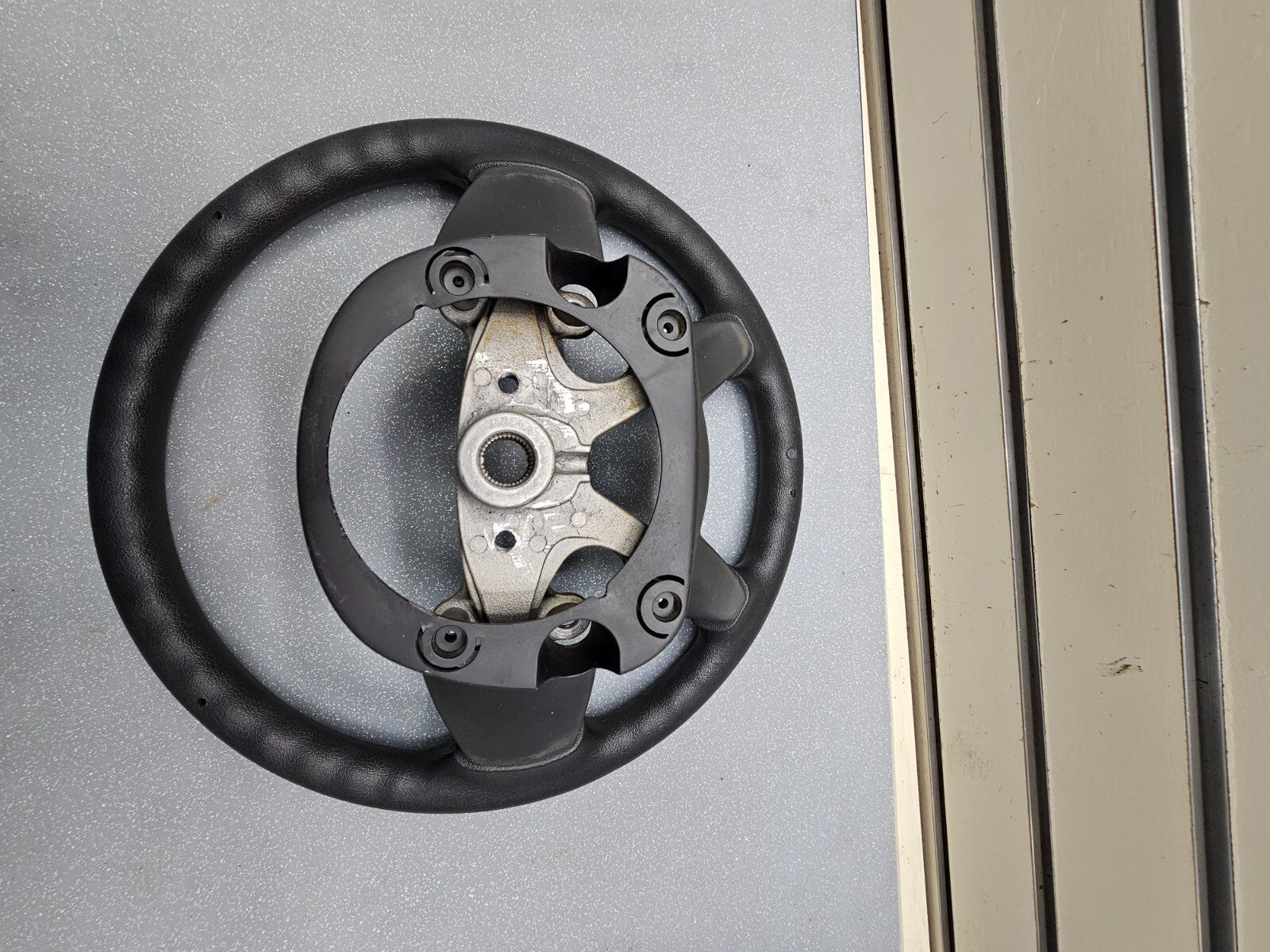 🔥2006-2007 Jeep Commander Front Steering Wheel Leather Black OEM