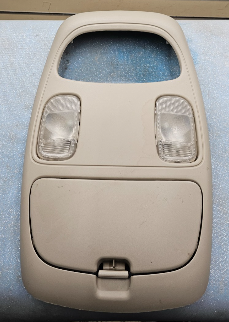 🔥02-05 RAM Overhead Console DOME Light Lamp Roof Storage Compartment TAN 05