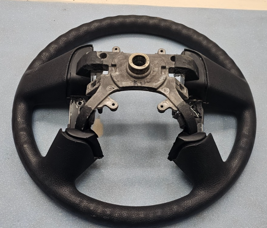 🔥2004-2008 Ford F-150 F150 Tan Leather Wrapped Steering Wheel OEM Black