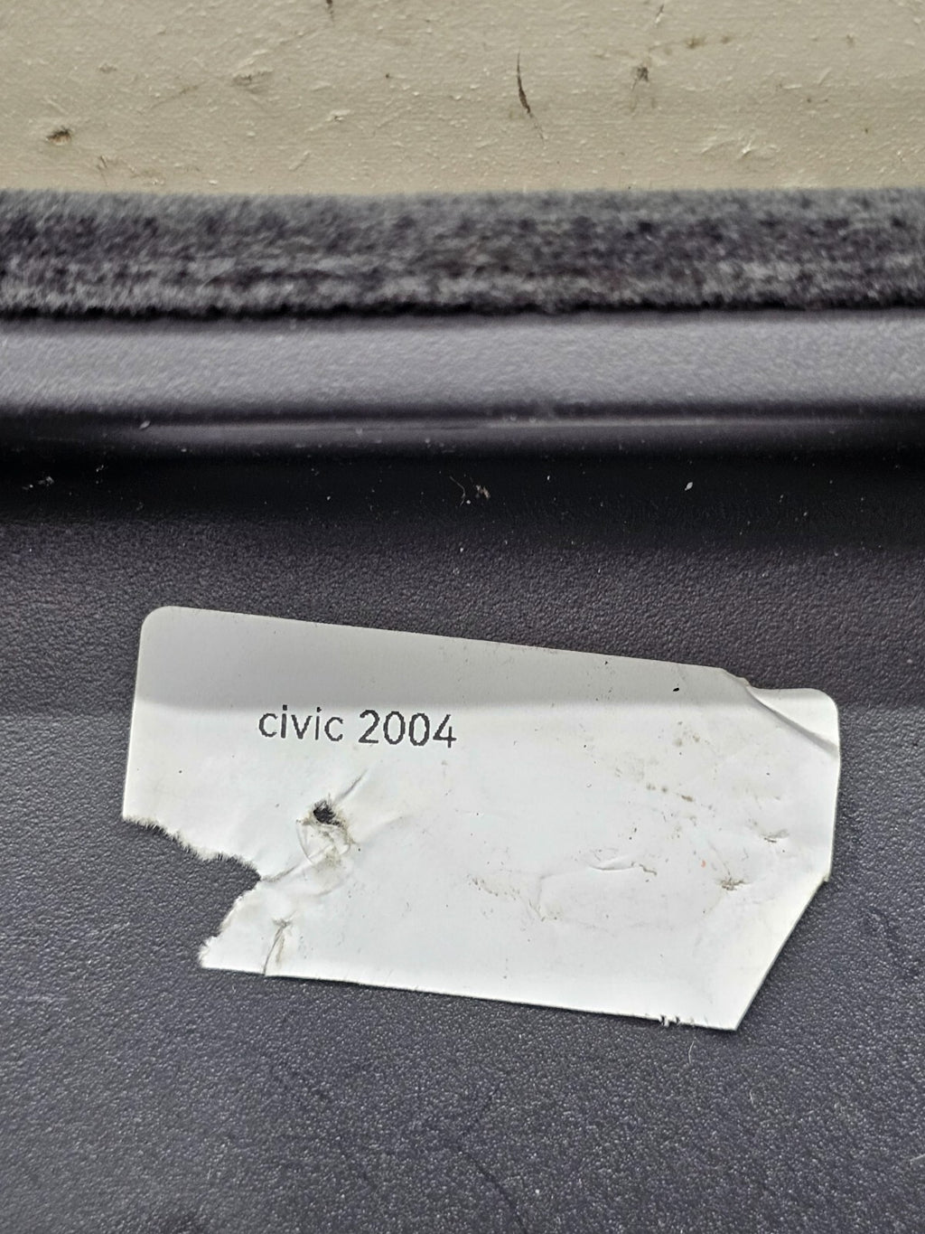 🔥01-05 Honda Civic Front Center Console Cover Arm Rest Lid Cover Gray Cloth OEM