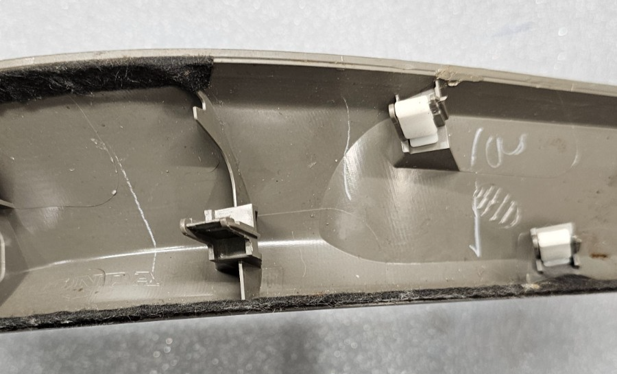🔥09-14 Acura TL Center Console Left Driver Trim Molding Cover Panel Silver